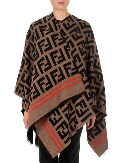 seidentücher fendi|Fendi poncho gift card.